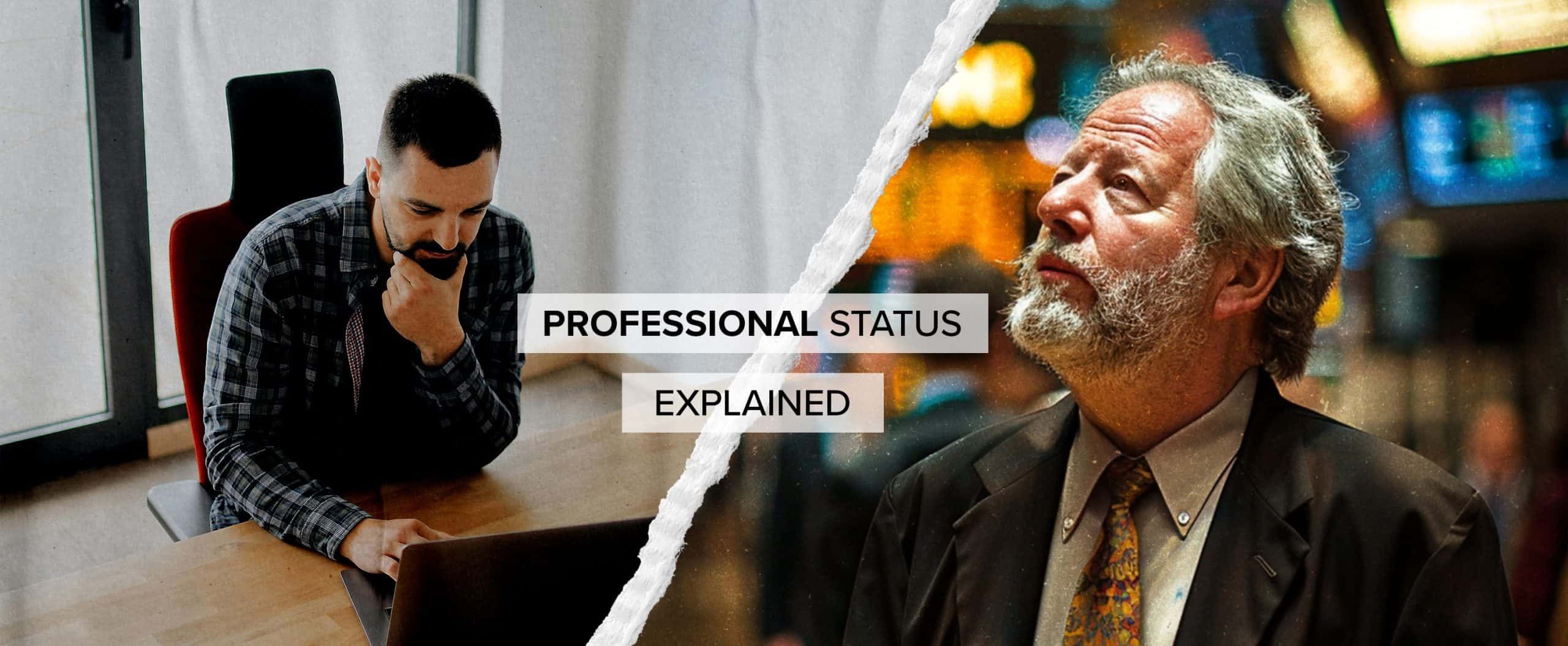 professional status explained