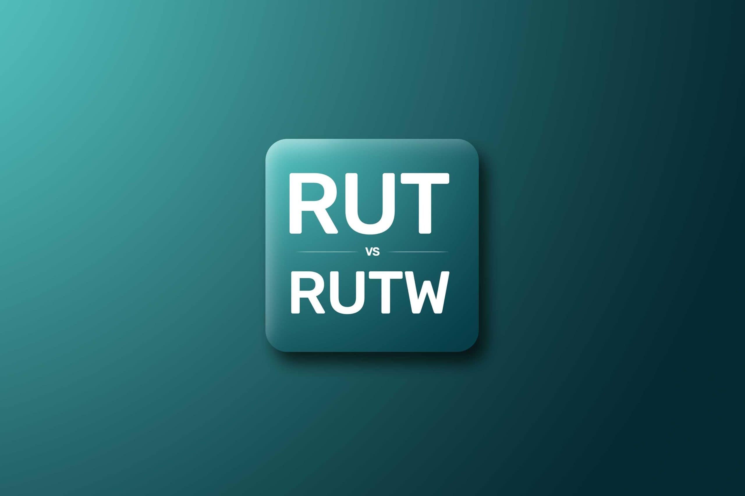 rut vs rutw options